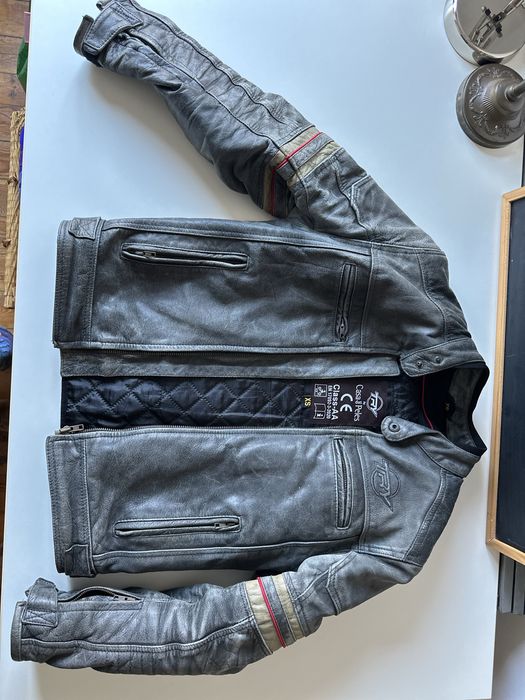 Casaco motard em pele - Try (casa das peles)