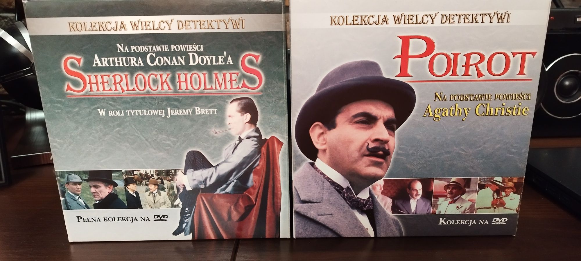 DVD Sherlock Holmes i Herkules Poirot