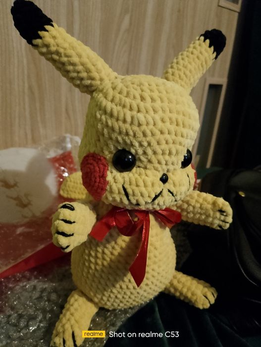Pikachu na szydełku
