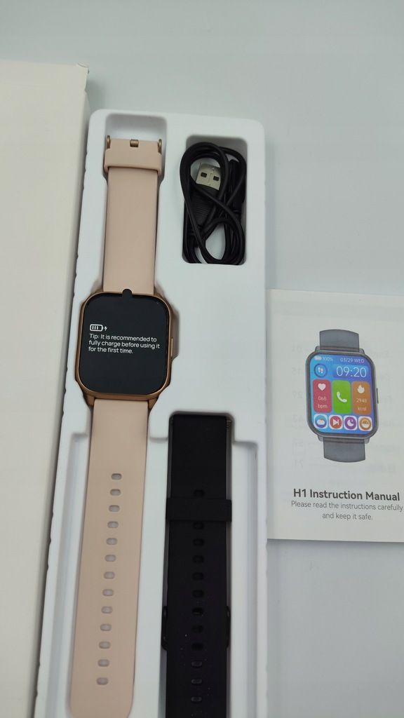 smartwatch zegarek damski funkcja rozmów z menu  aplikacją po polsku