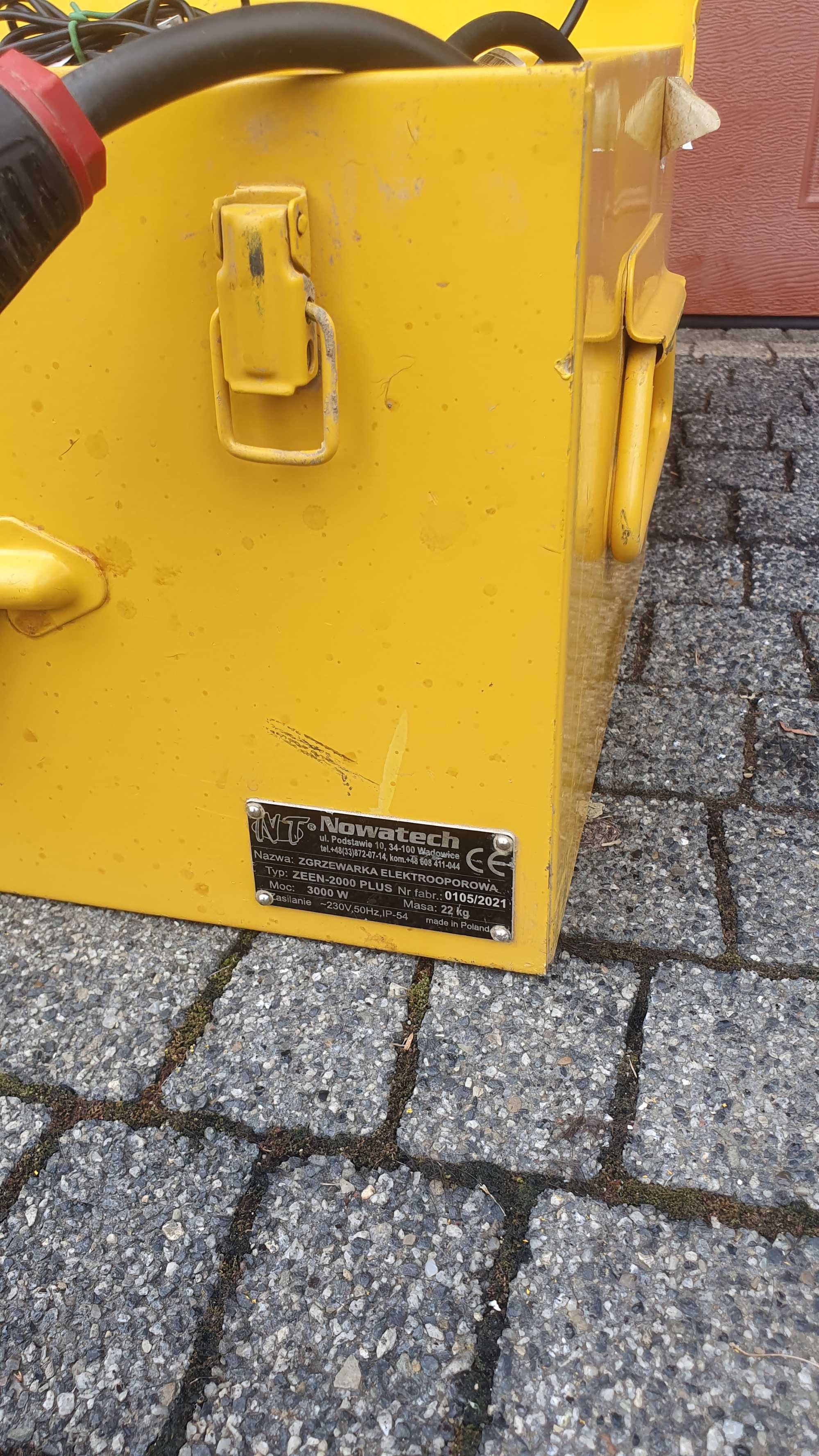 Zgrzewarka elektrooporowa ZEEN-2000 PLUS + czytnik, firmy Nowatech.