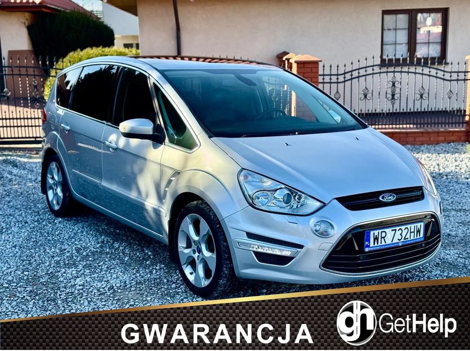 Ford S-Max 2.0 TDCI 163KM PDC BiXenon skóry ele fotele 7 osób panorama Convers
