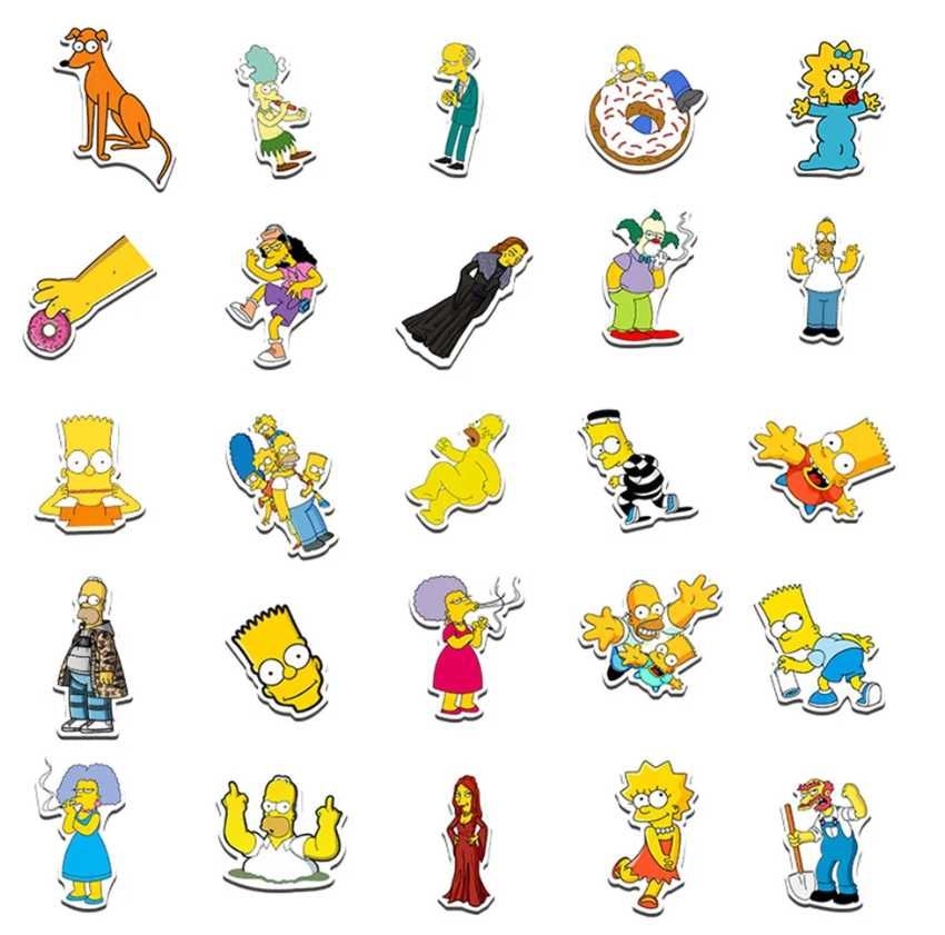 Simpsons-Autocolantes,Stickers