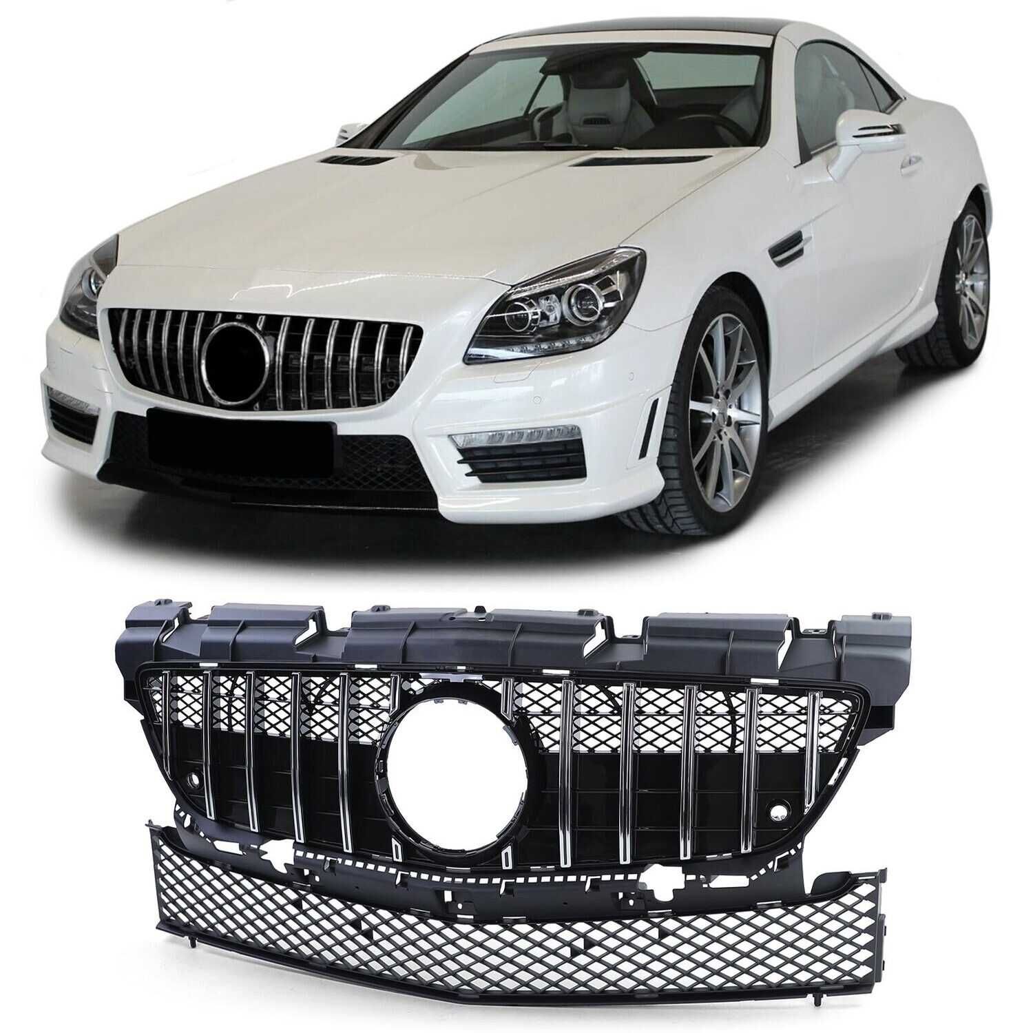 Grelha look AMG para Mercedes SLK R172 de 2011 a 2015