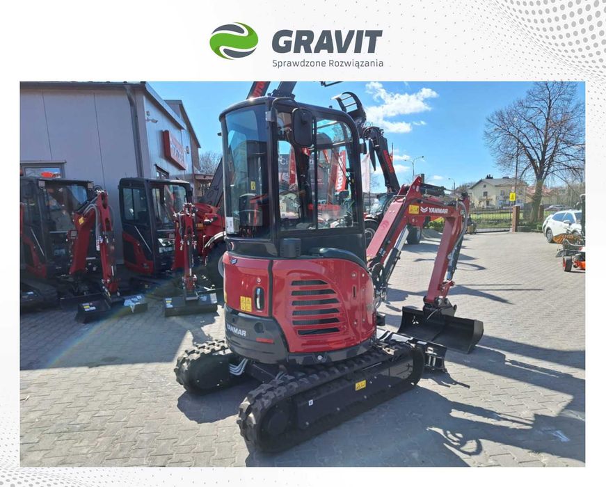 Koparka Yanmar ViO23-6 (2,5 tony) od Autoryzowanego Dealera - GRAVIT