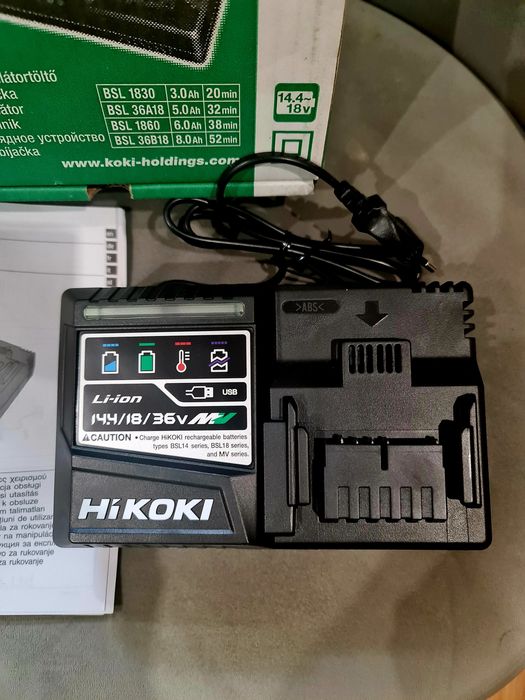 Нова Швидка Зарядка HIKOKI 220v