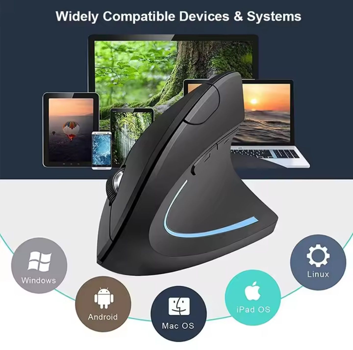 Myszka bezprzewodowa Trust Verto Ergonomic ergonomiczna