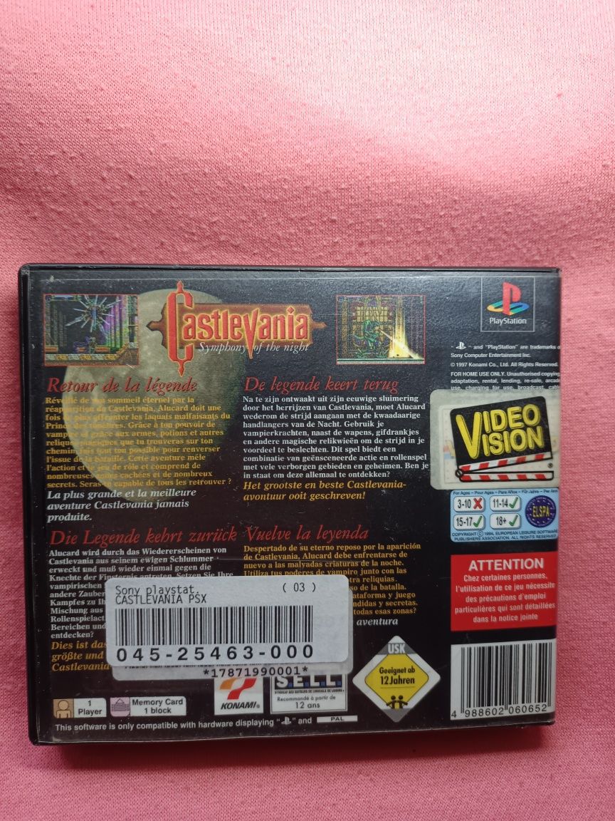 Castlevania Symphony of the Night PS1 psx ps1 PlayStation