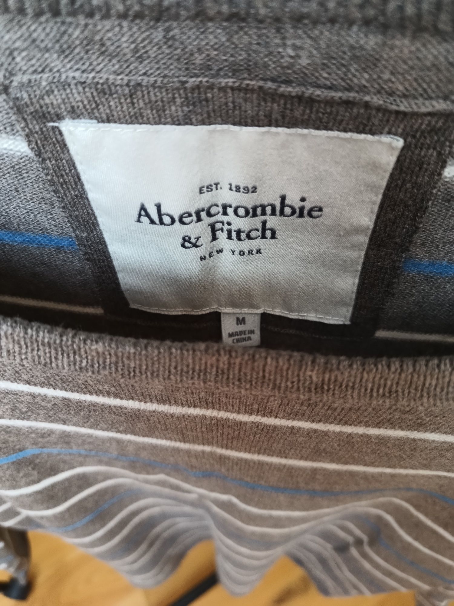 Super skład sweter z jedwabiem Abercrombie&Fitch M