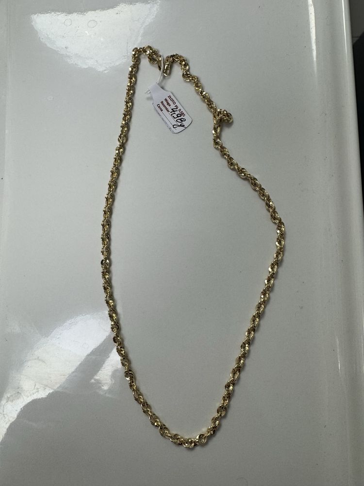 Złoty łańcuszek diamentowy pr585