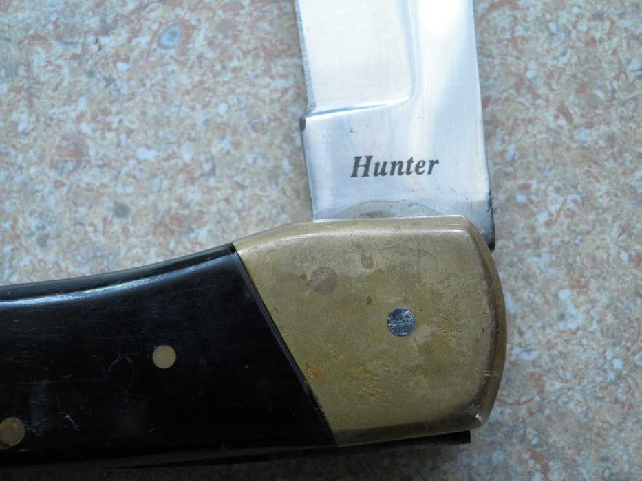 stary nóż scyzoryk z blokadą głowni hunter