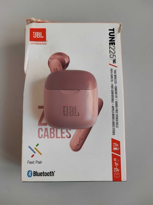 Навушники JBL Tune 225 TWS, Pink, PURE BASS, True Wireless