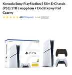 Konsola PlayStation 5  1 TB napęd. Dwa pady