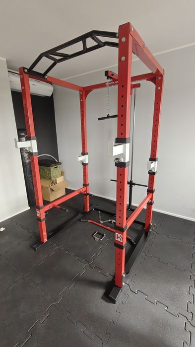 Klatka do ćwiczeń, power rack z wyciągiem