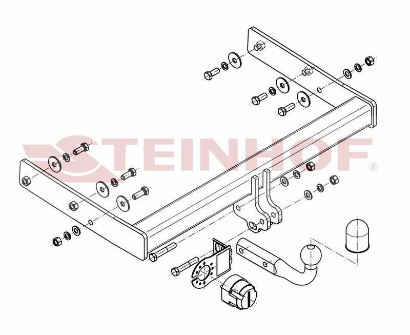 HAK HOLOWNICZY + Moduł 7P do Volkswagen Transporter T5 oraz T6 .