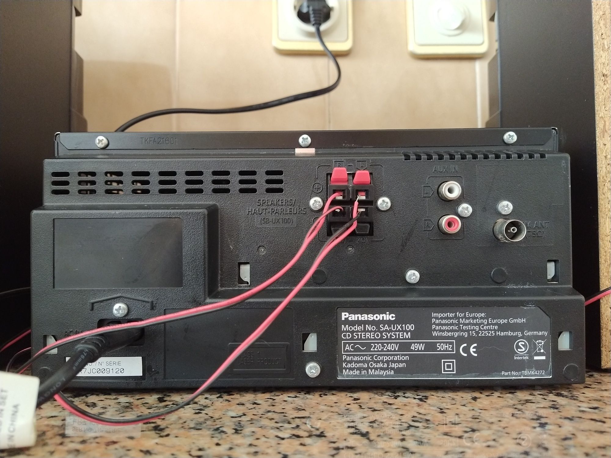Aparelhagem de som bluetooth USB CD rádio auxiliar casa quarto