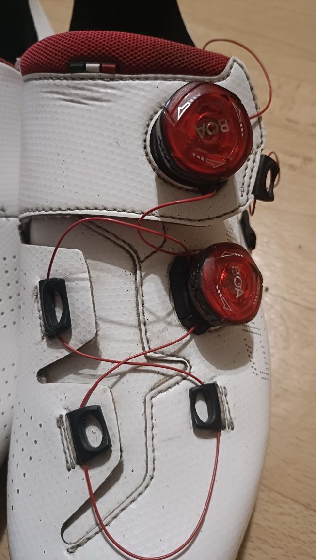 Buty szosowe rowerowe spd Crono Carbon białe 42 szosa nie MTB rower