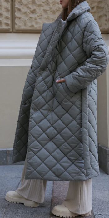 Стьобане пальто BE OM Dezign