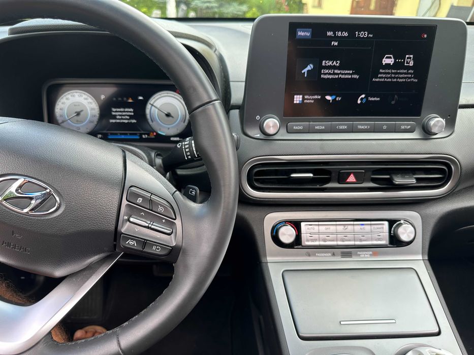 Hyundai Kona Tucson Konwersja USA / EUROPA Polskie Menu Mapa EUROPY