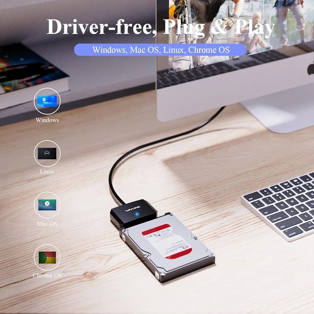 Kabel adapter USB 3.0 na SATA III do dysków 2,5 3,5" B800
