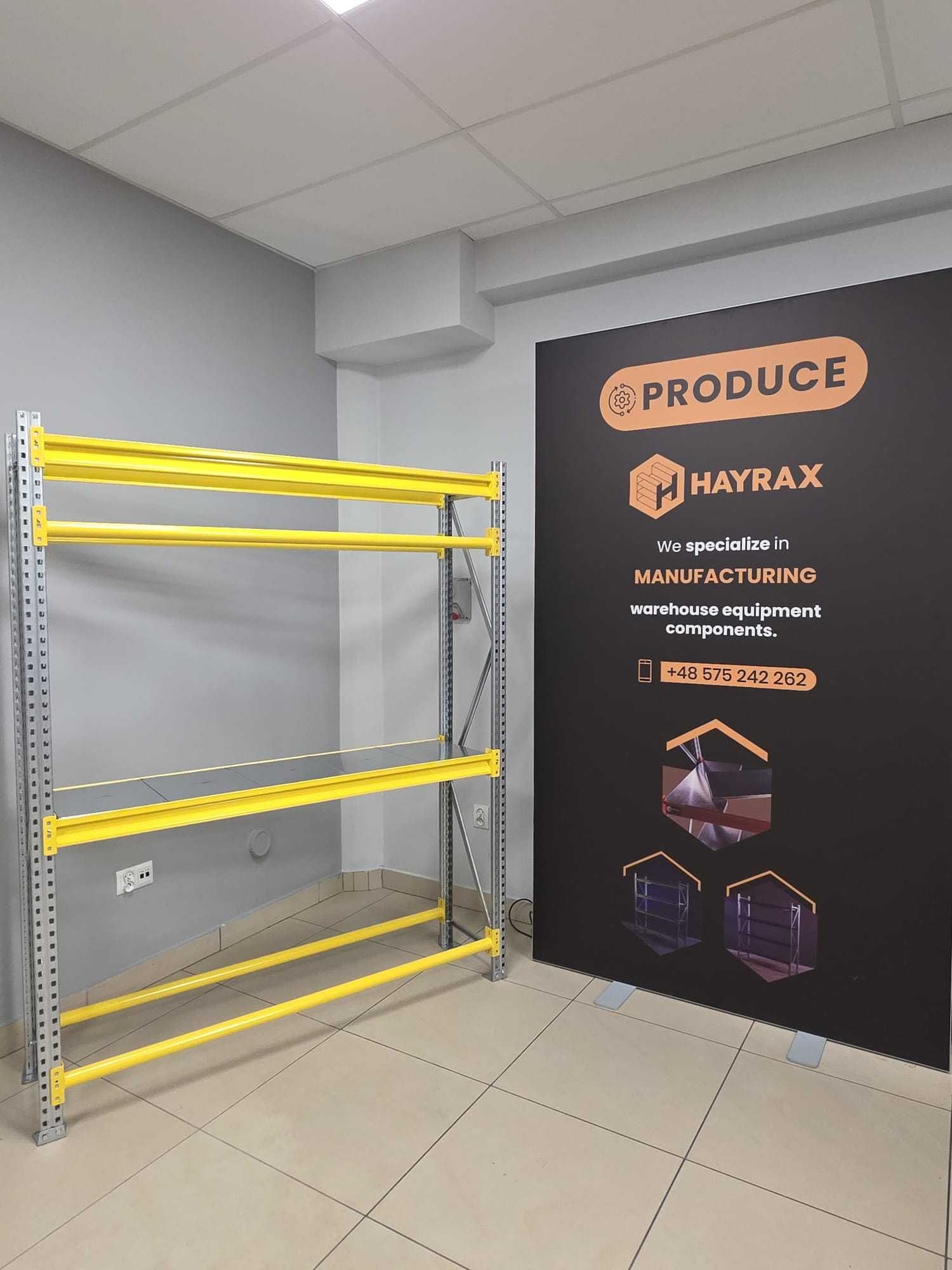 Regał na opony magazynowy półkowy HAYRAX FleXo 200 x 150 x 40 cm.