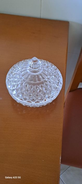 Garrafa de licor cristal+ pote