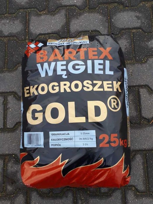 Groszek Bartex Gold – najwyższa jakość opału dla wymagających 25kg