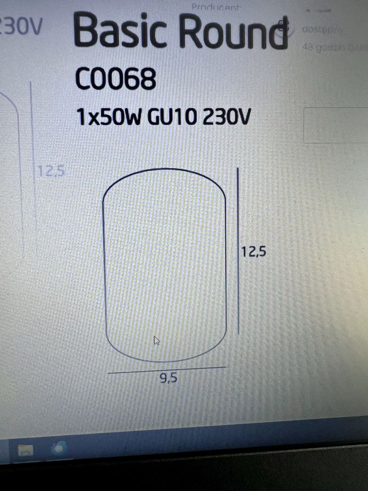 Lampa wisząca czarna