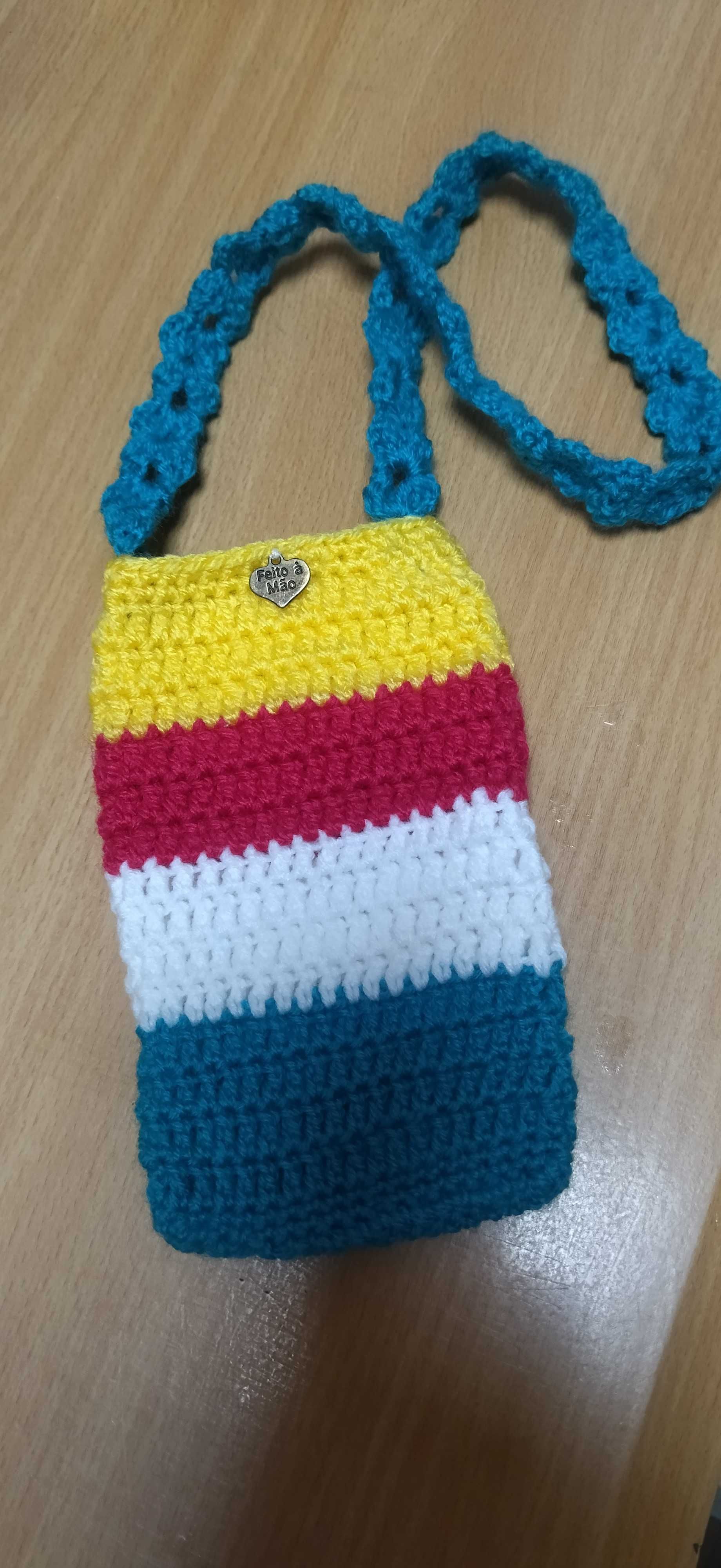 2 Bolsas coloridas para telemóvel