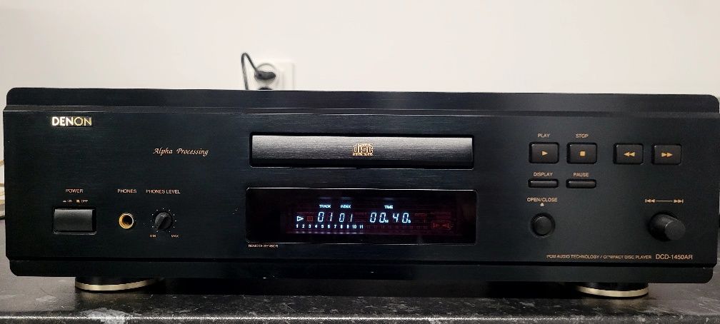 Odtwarzacz DENON DCD-1450AR CD/CD-R  OKAZJA czarny