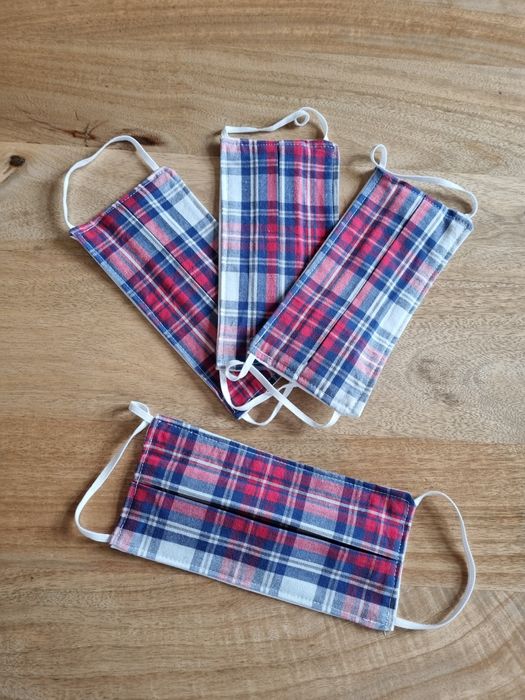 4 Maseczki wielorazowe bawełniane