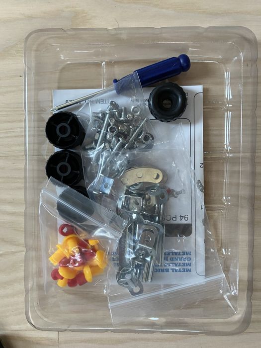 Zestaw Metalowe Klocki Konstrukcyjne