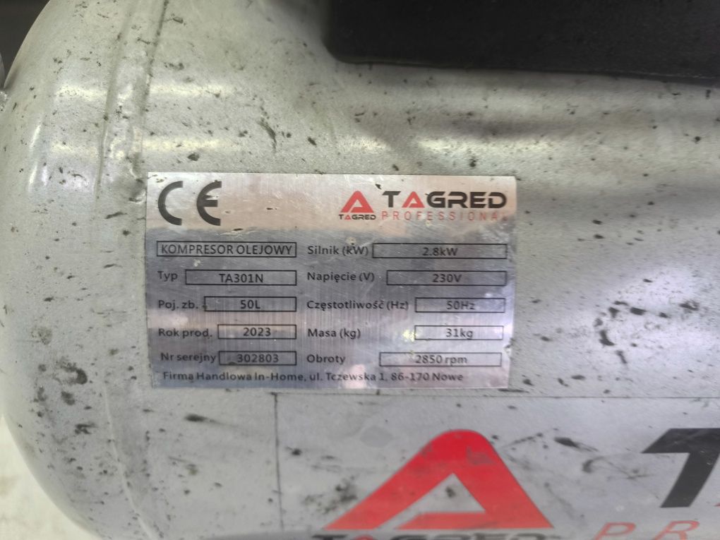 Kompresor 50 l Tagred 1F 230 v.