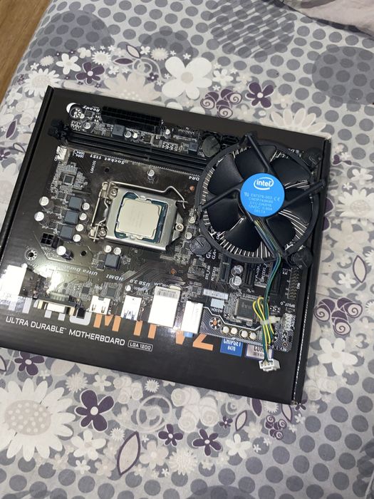 Процесор i3 7100 + материнская плата H110 + кулер