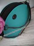 Turkus Aqua paski do obag