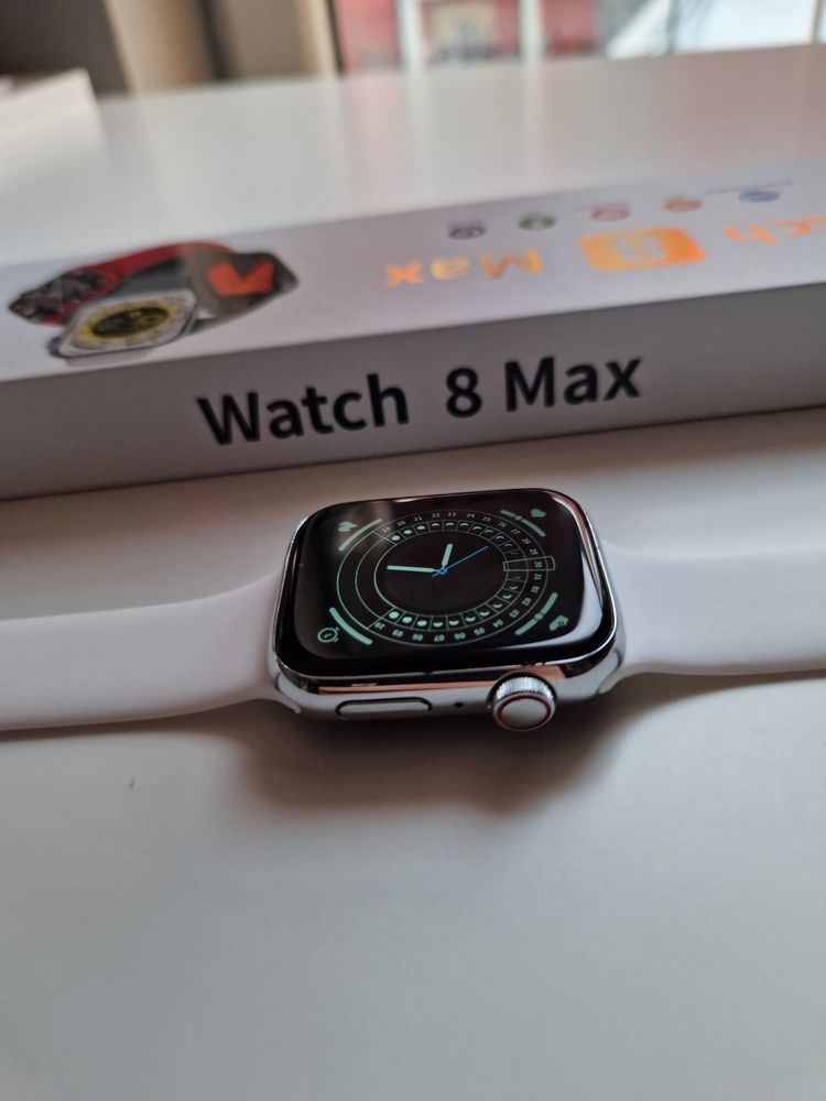 Smartwatch 8 MAX bialy