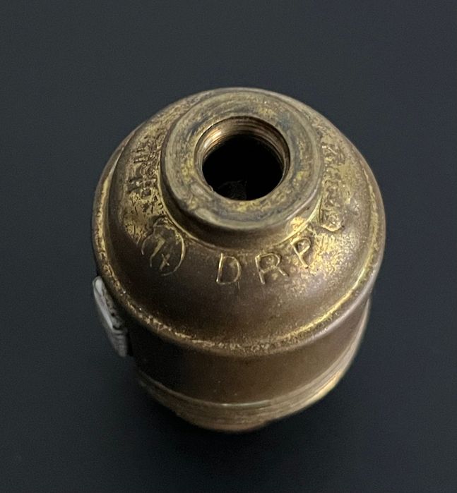 Lampa mosiężna stojąca