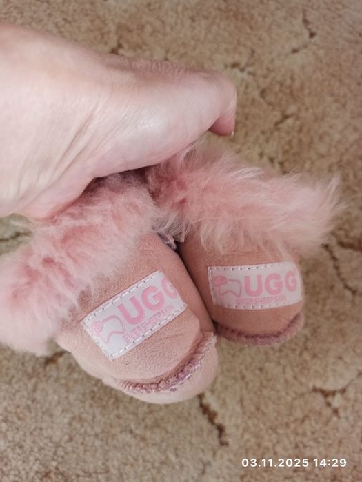 Детские теплые пинетки