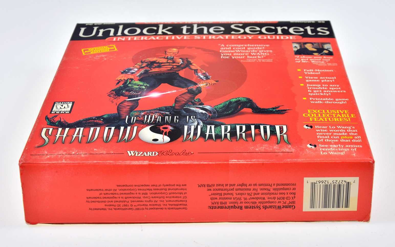 SHADOW WARRIOR: Unlock The Secrets - duży big box, Duke Nukem 3D, dos