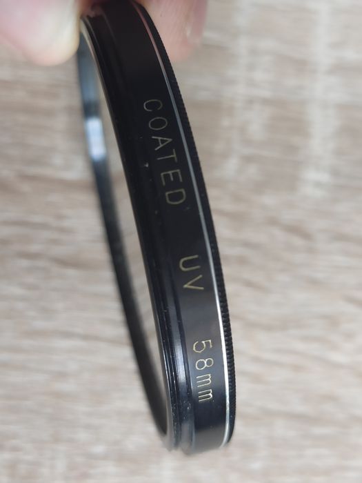 Якісний UV світлофільтр 58 мм для об'єктивів Canon та ін. (JAPAN)