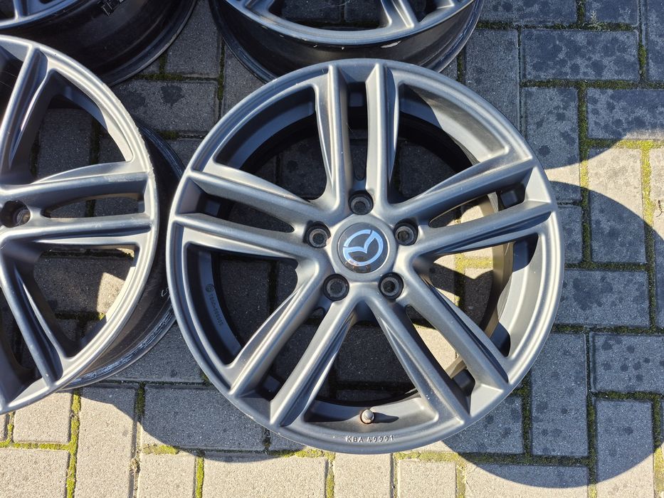 Felgi Alu z Czujnik MAZDA 3 5 HYUNDAI i30 KIA CEED 5x114.3 17 Cal 6.5J