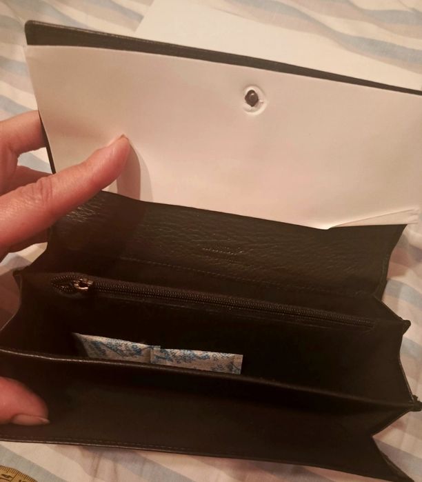 Damski skórzany portfel