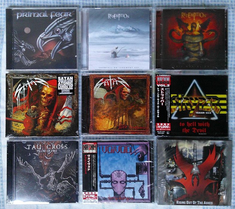 CD's Metal, novos e selados. Envio Imediato.