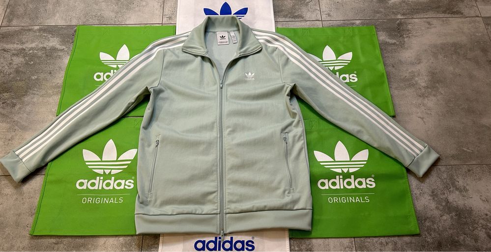 Bluza Adidas Originals Beckenbauer roz L, b dobry, kolor miętAa