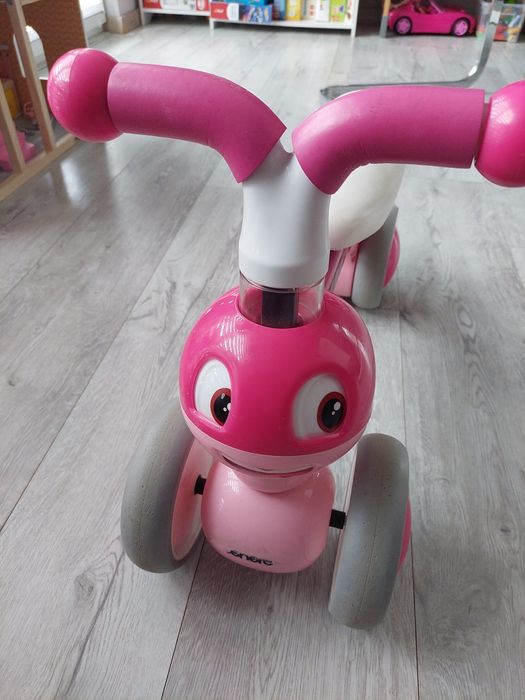 Rowerek biegowy jeździk Enero różowy Mrówka