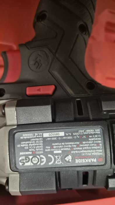 Гайковерт PARKSIDE performance 20v