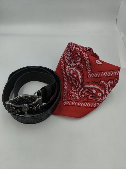Pask kowbojski byk metalowy gwiazda szeryfa szeryf western country