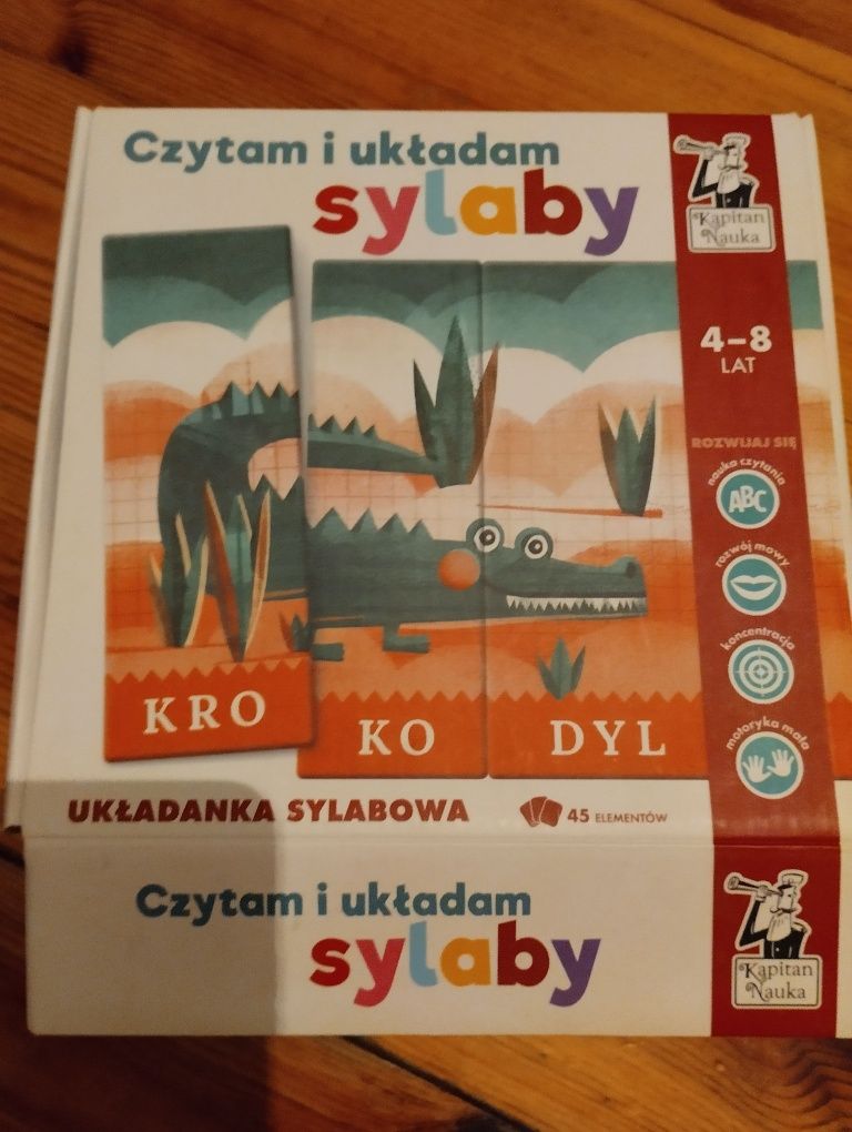 Puzzle Czytam i układam sylaby