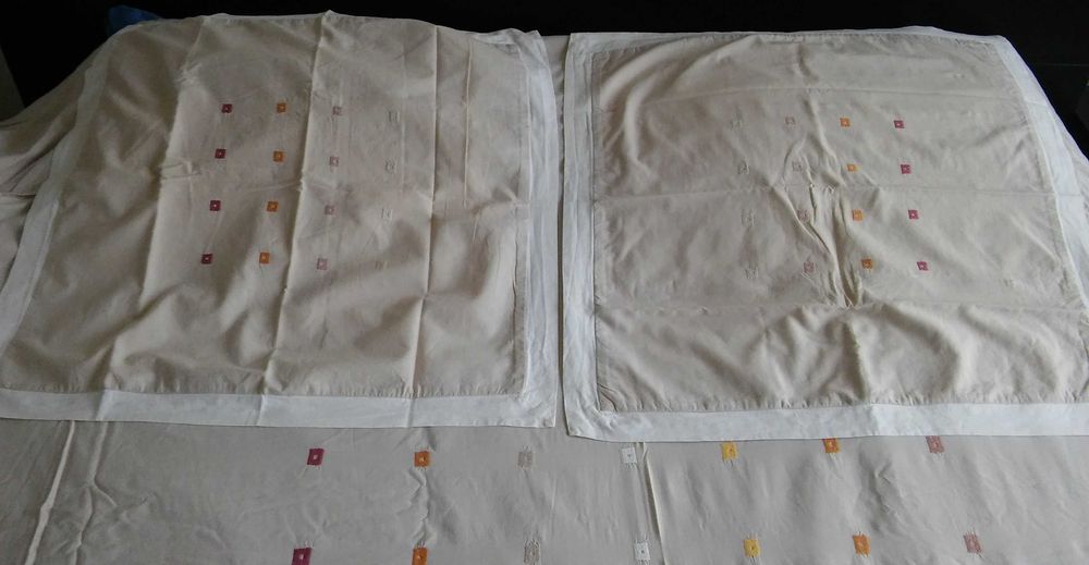 Colcha - Capa edredão 240x240cm + 2 capas almofada 65x65cm