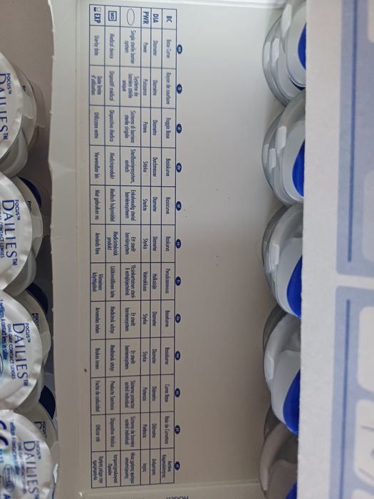 Soczewki jednio dniowe +2,50 Dailies